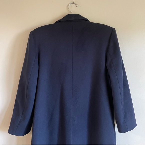 100% Wool Navy Coat - Picture 7 of 11